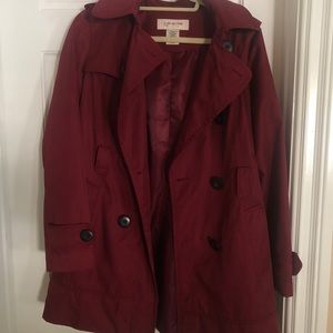 Double Breasted Rain Trench Coat